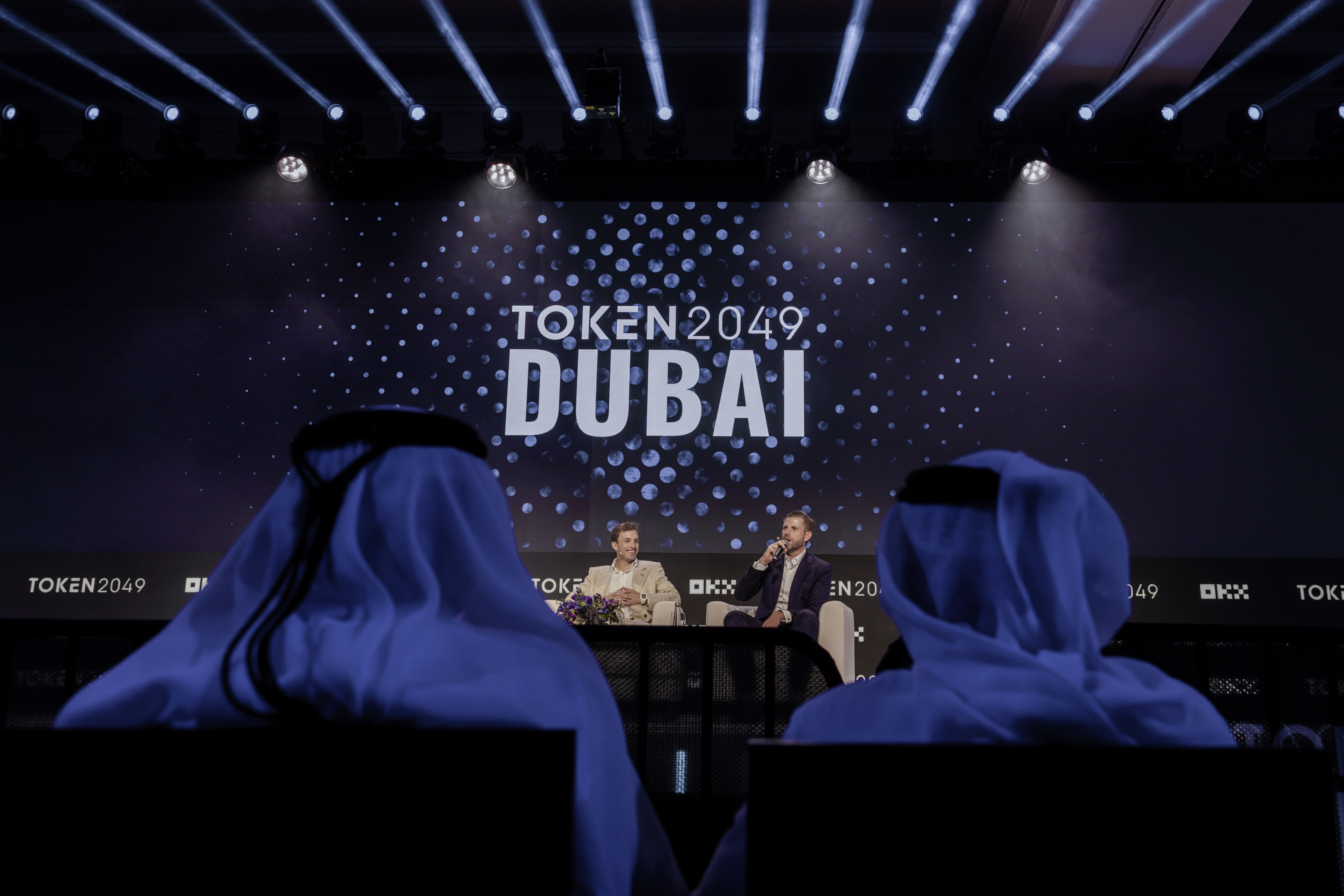 Zach Witkoff, Co-Founder of World Liberty Financial and Eric Trump,  Executive of The Trump Organization